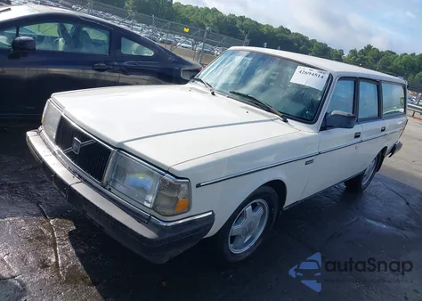 1991 Volvo 240 Se из США, поврежденный, VIN YV1AA8853M1898569
